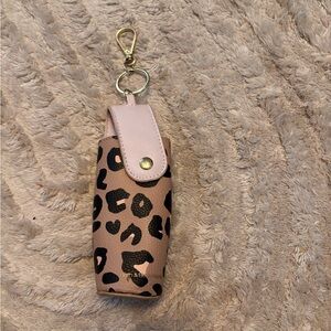 Leopard Print Keychain Holder